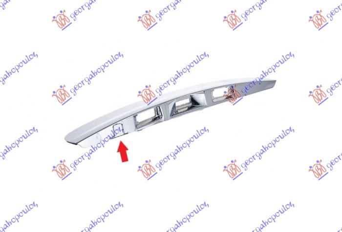 Nissan qashqai 2010-2013 (j10/nj10) LAJSNA GEPEK VRATA HROM (SA/BEZ KAMERE)