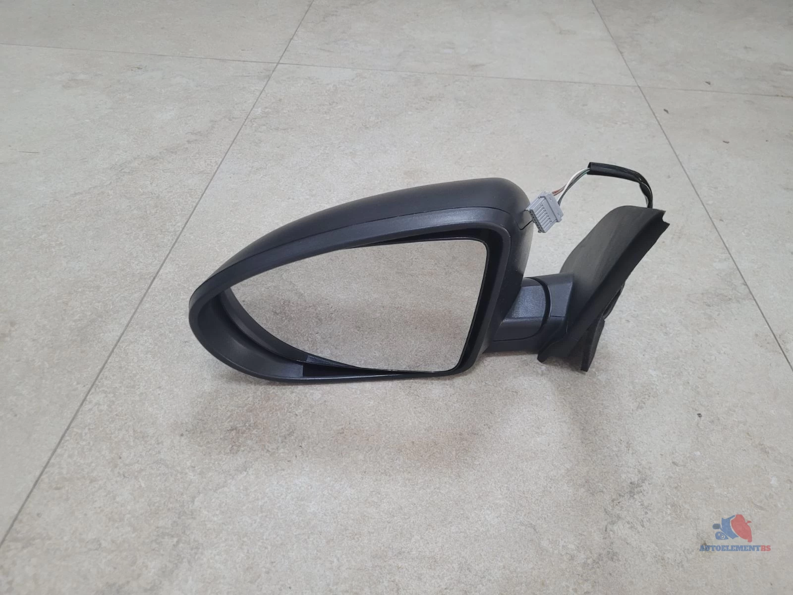 Nissan qashqai 2007-2010 (j10/nj10) RETROVIZOR ELEKTRICNI SA GREJACEM mat crni