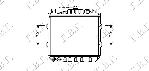 Suzuki alto 87-88 HLADNJAK MOTORA 0.8 CC (30x34.5)