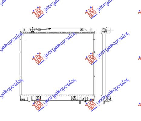 Mitsubishi l300 88-13 HLAD.MOTO 2.4BENZI-2.5 T.D(50x59.5x27)KK