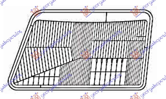 Peugeot 205 83-92 STAKLO FARA