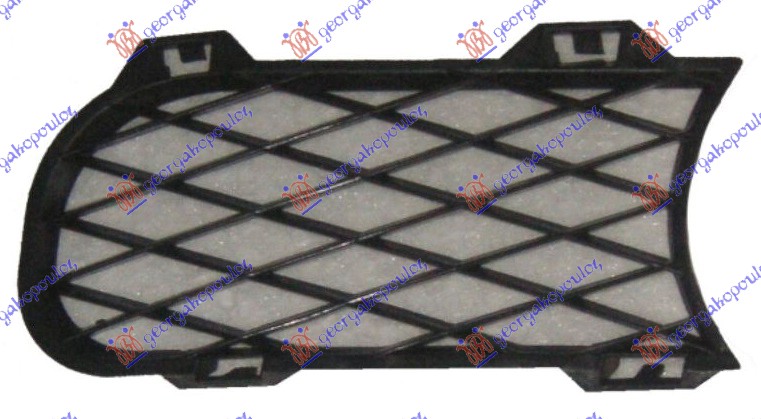 Vw touareg 2003-2010 (7la/7l6/7l7) RESETKA OKVIRA MAGLENKE -07