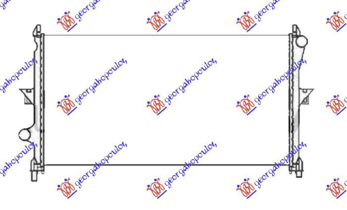 Citroen c5 2008-2016 (rd/rw) HLADNJAK MOTORA 2.2-3.0 HDI (MAN/AUTO) (710x359) (NRF)