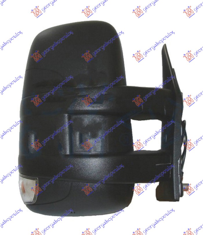 Iveco daily 2007-2011 RETROVIZOR MEHANICKI KRATKI (MIGAVAC) (KONVEKSNO STAKLO)