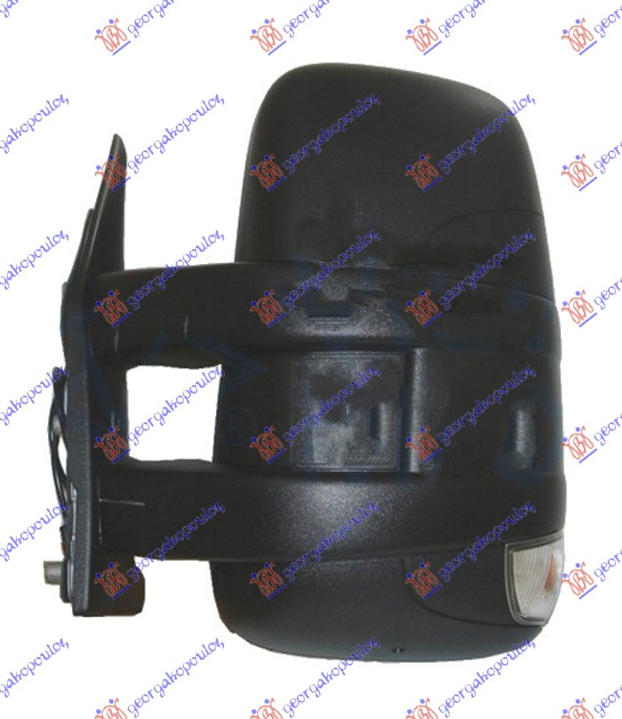 Iveco daily 2007-2011 RETROVIZOR MEHANICKI KRATKI (MIGAVAC) (KONVEKSNO STAKLO)