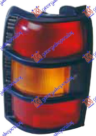 Mitsubishi pajero 92-95 STOP LAMPA (ZUTI MIGAVAC) (CRNI OKVIR) (DEPO)