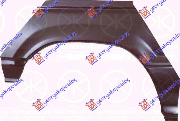 Mitsubishi pajero 1992-1995 (v3w/v2w/w4w) RUB 2 VRATA