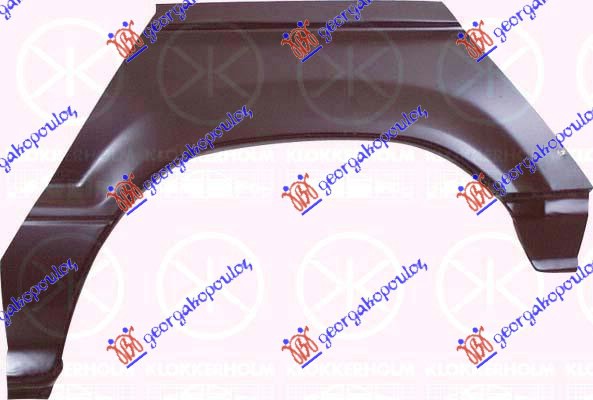 Mitsubishi pajero 1992-1995 (v3w/v2w/w4w) RUB 2 VRATA