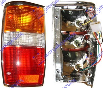 Mitsubishi p/u l200 1993-1996 (k3t/k2t/k1t/k0t) STOP LAMPA KOMPLET (CRNI OKVIR) (TAJLAND)