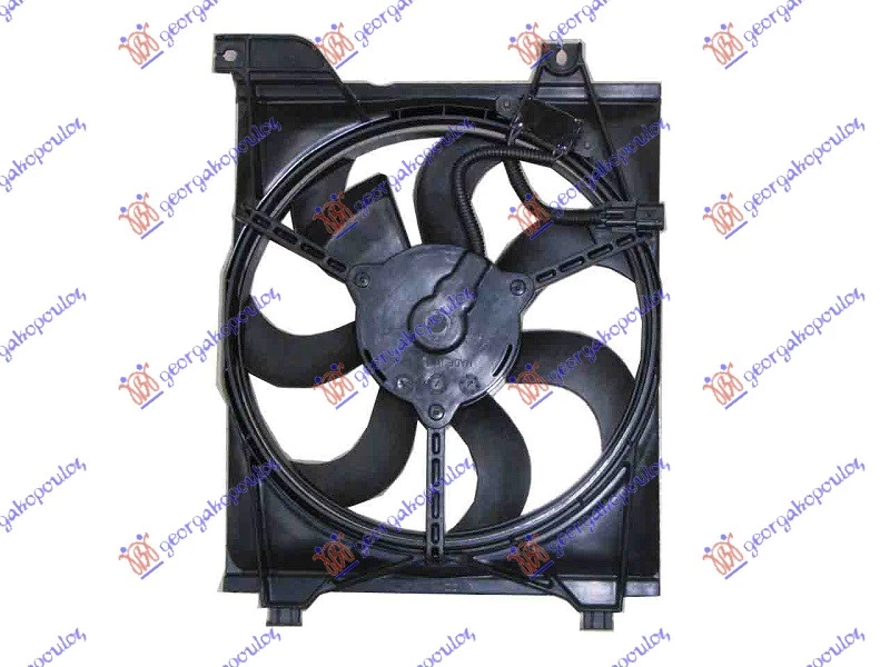 Kia rio 05-11 VENTILATOR A/C KOMPLET BENZIN