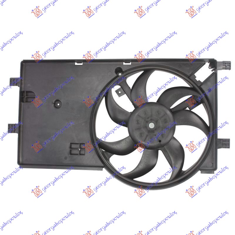 Fiat fiorino/qubo 08-16 VENTILATOR KOMPLET -A/C (DIZEL)