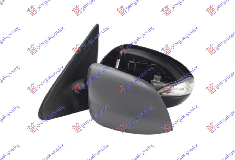 Mazda 3 sdn-h/b 2008-2013 (bl/bk) RETROVIZOR ELEKTRICNI SA GREJACEM PM