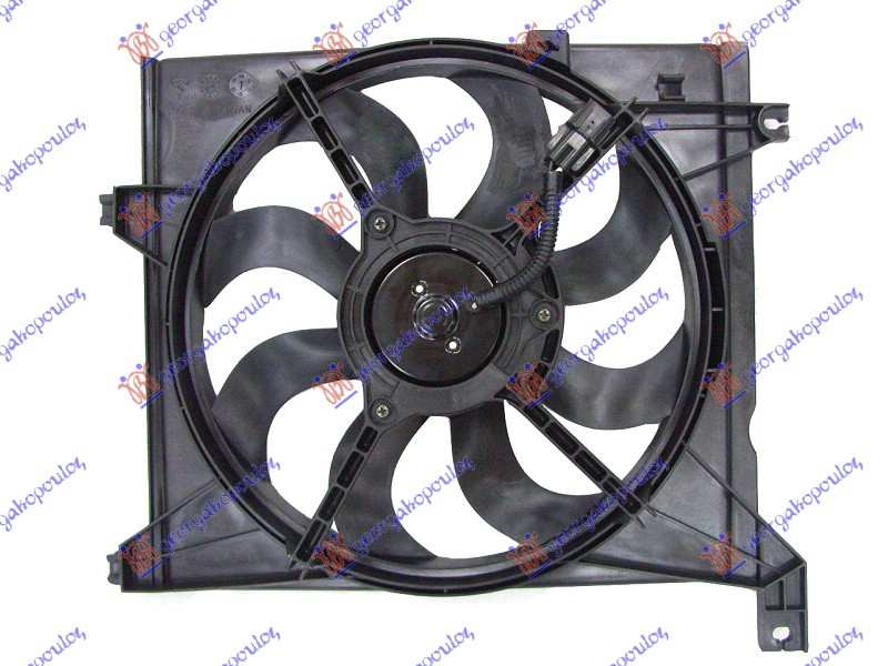 Kia cerato 04-09 VENTILATOR KOMPLET BENZIN