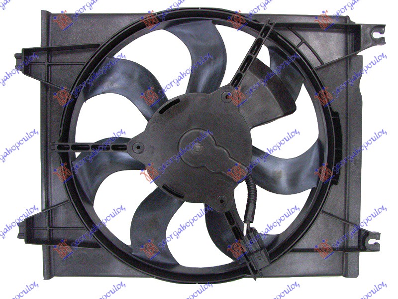 Kia cerato 04-09 VENTILATOR A/C KOMPLET BENZIN-DIZEL