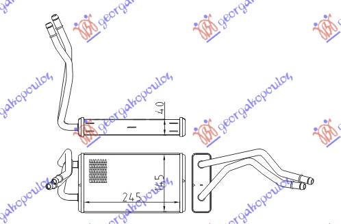 Ford transit 00-06 GREJAC KABINE (B) +AC (247x146)