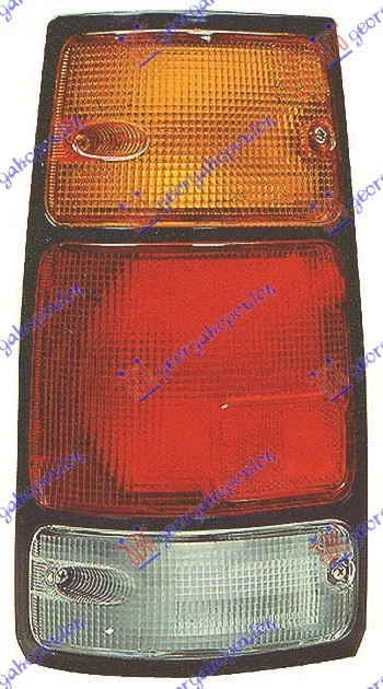 Isuzu p/u 88-93 STOP LAMPA (CRNI OKVIR)