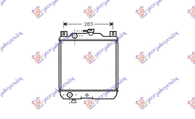 Suzuki swift h/b 90-92 HLADNJAK MOTORA 1.3cc (33x32.5)