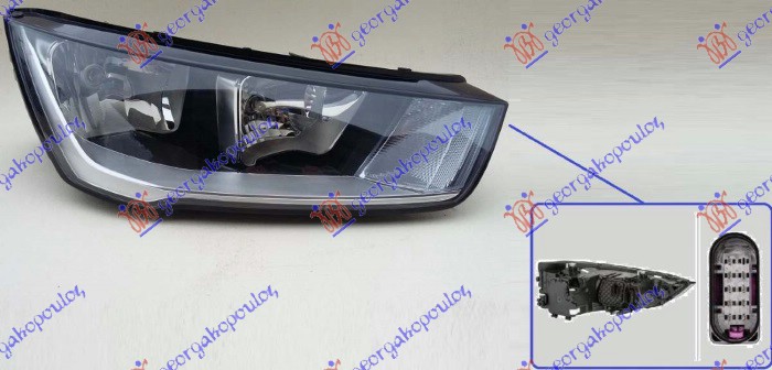 Audi a1 2014-2018 (8x1/8xk/8xa/8xf) FAR ELEKTRICNI (HELLA)