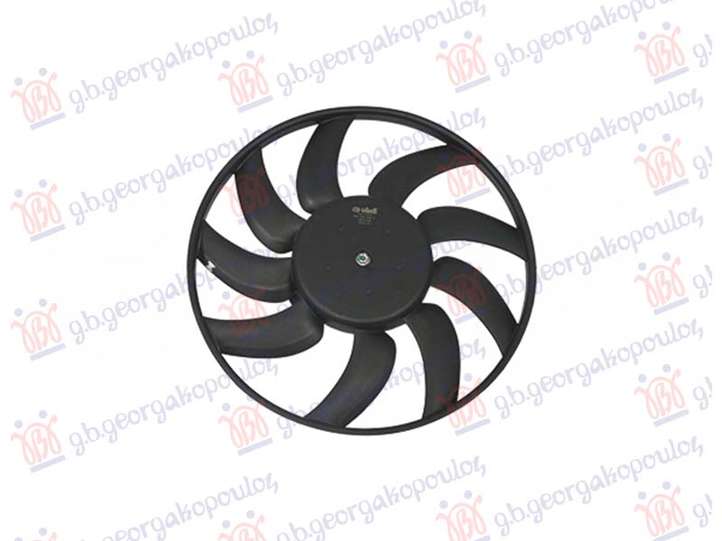 Audi a6 2014-2018 (4gh/4gj/4g2/4gc/4g5/4gd) VENTILATOR BENZIN/DIZEL (MOTOR+ELISA) (LEVO) (380mm) (2 PIN)