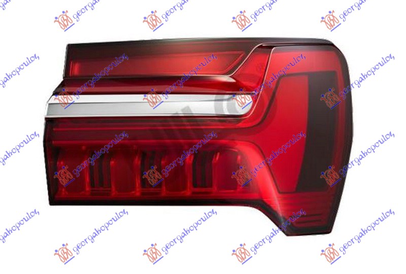 Audi a6 18- STOP LAMPA SPOLJASNJA LED (HROM LAJSNA) (ULO)