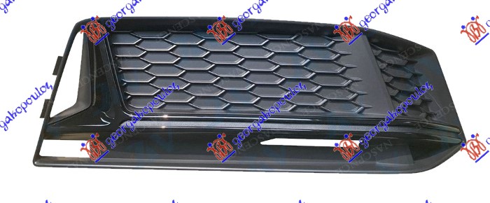 Audi a4 2015-2018 (8w2/8wc/8w5/8wd) RESETKA PREDNJEG BRANIKA (BEZ SENZORA) (SJAJ-CRNA LAJSNA) (S-LINE)
