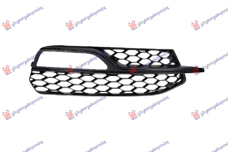 Audi a3 3d/sportback 2012-2016 (8v1/8vk/8va/8vf) RESETKA PREDNJEG BRANIKA CRNA (S3)