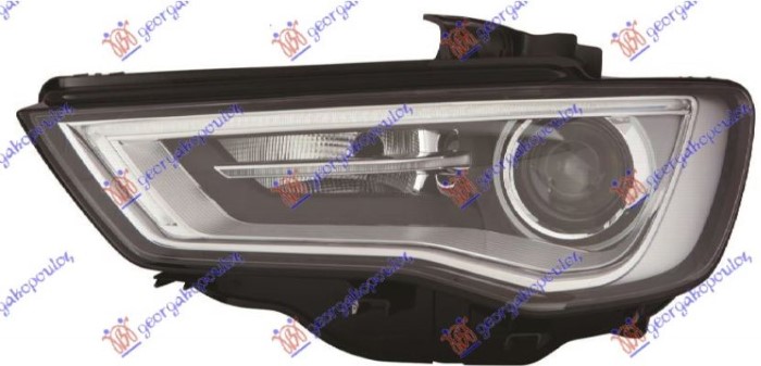 Audi a3 3d/sportback 12-16 FAR Bi-XENON SA LED DNEVNIM SVET. (TYC)