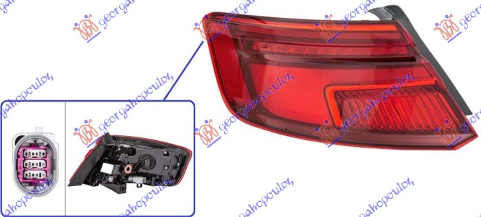 Audi a3 3d/sportback 16- STOP LAMPA SPOLJASNJA LED DYNAMIC (SPORTBACK) (HELLA)