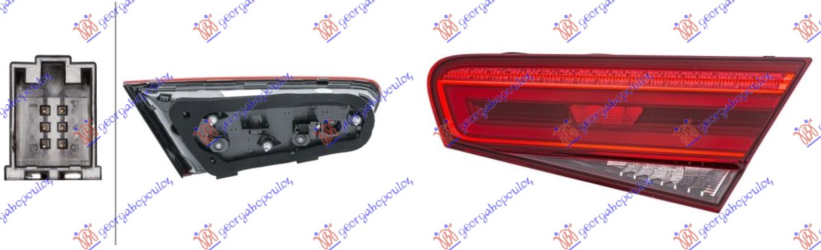 Audi a3 3d/sportback 16- STOP LAMPA SPOLJASNJA LED DYNAMIC (HELLA)