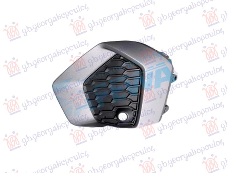 Audi a3 2020-2024 (8ys/8ym) RESETKA PREDNJEG BRANIKA CRNA (SIVA LAJSNA) (1 PDC SENZOR)