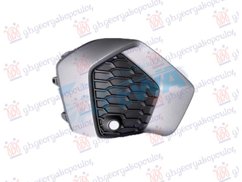 Audi a3 2020-2024 (8ys/8ym) RESETKA PREDNJEG BRANIKA CRNA (SIVA LAJSNA) (1 PDC SENZOR)