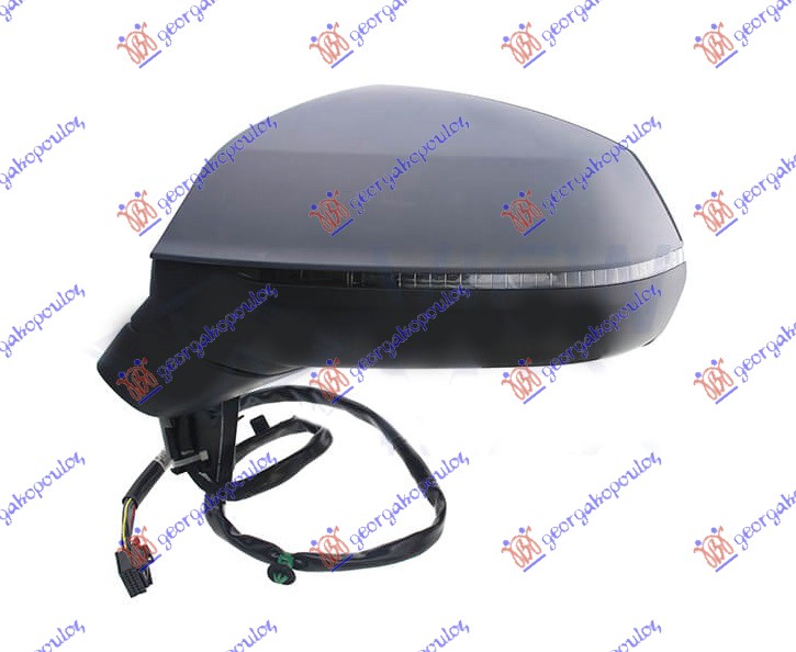 Audi q5 2020-2024 (fyb/fyg/fyt) RETROVIZOR ELEKTRICNI SA GREJACEM PM (MIGAVAC) (8 PIN) (A KVALITET) (ASFERICNO STAKLO)