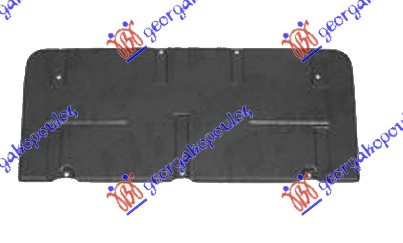 Audi a8 2002-2009 (4e2/4e8) ZASTITA MOTORA ISPOD MENJACA PLASTICNA (BEZ ŽABICA)
