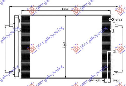 Audi a8 09-13 HLAD. KLIME (OSIM 3.0-4.0 TFSi) 66x44