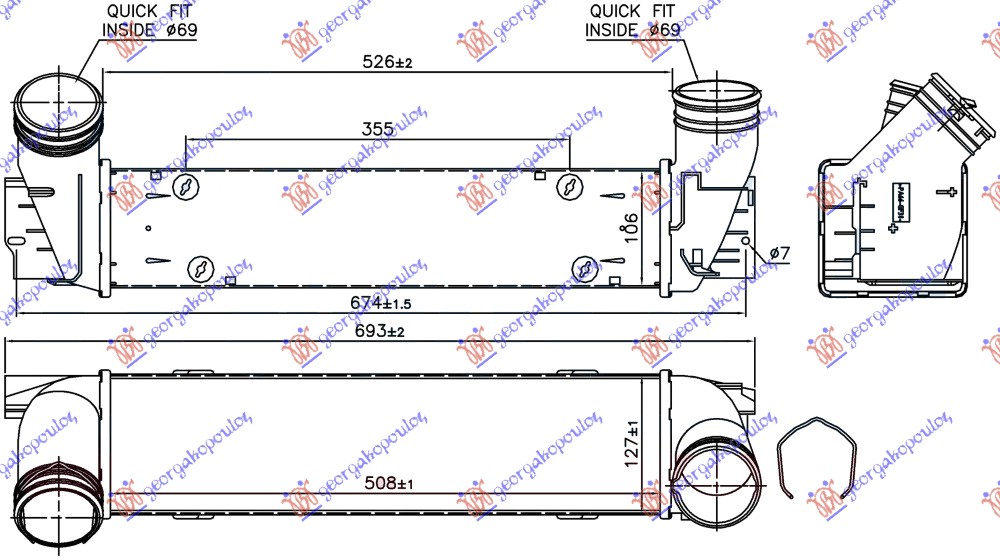 Bmw x1 (e84) 09-13 HLAD.INTERC. 1.6/2.0(16i/20i-x/28i)PTRL