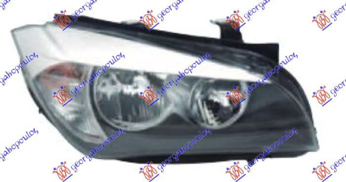 Bmw x1 (e84) 13-15 FAR ELEKTRICNI CRNI (H7/H15) (TYC)