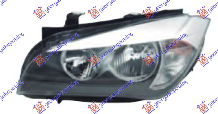 Bmw x1 (e84) 13-15 FAR ELEKTRICNI CRNI (H7/H15) (TYC)