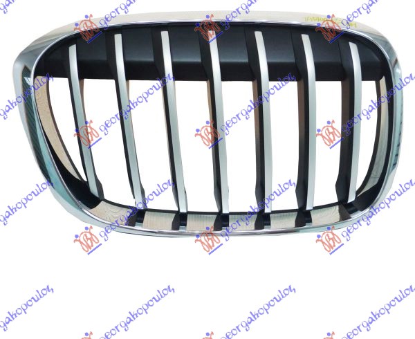 Bmw x1 (f48) 15-19 PVC MASKA (HROM/SREBRNA) (X-LINE)