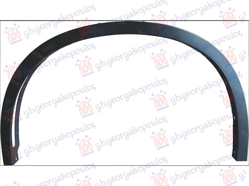 Bmw x5 2013-2018 (f15) RUB PLASTICNI PREDNJEG BLATOBRANA (EXCELLENCE)