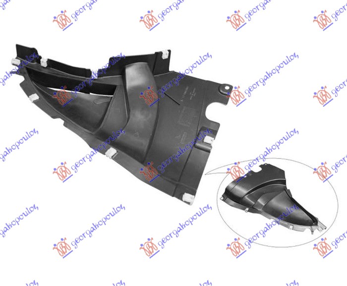 Bmw x5 2018-2023 (g05) POTKRILO (PREDNJI DONJI DEO) (M-SPORT)