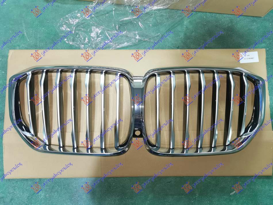 Bmw x5 (g05) 18- PVC MASKA HROM (KAMERA)