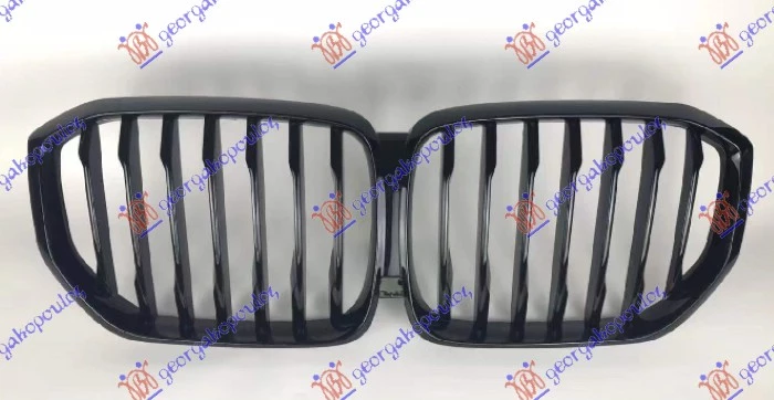 Bmw x5 (g05) 18- PVC MASKA SJAJ-CRNA (KAMERA)