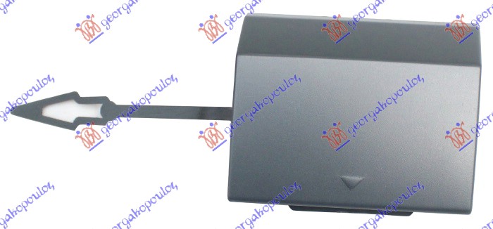 Bmw x5 2018-2023 (g05) POKLOPAC KUKE ZADNJEG BRANIKA PM (nije za euro kuku)