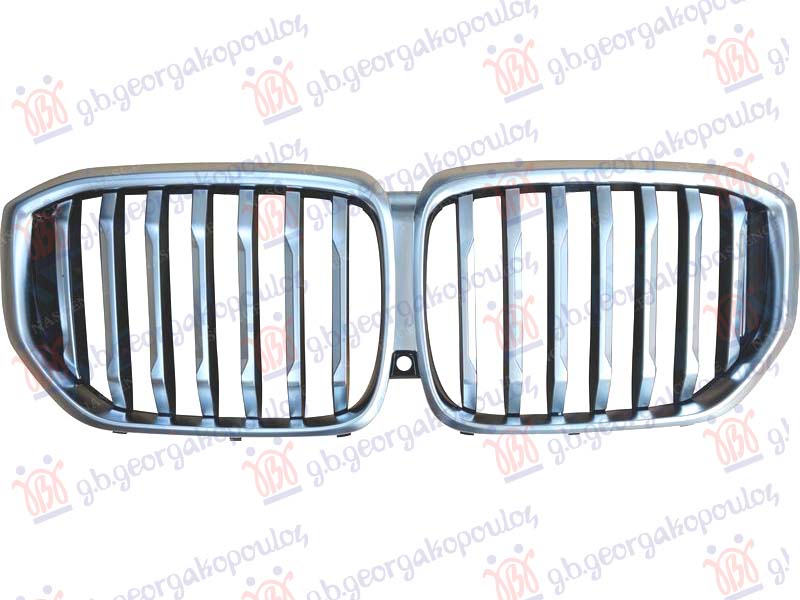 Bmw x5 2023- (g05n) PVC MASKA CRNA (HROM LAJSNA I OKVIR) (KAMERA)