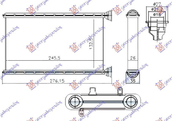 Bmw series 1 (f21/20) 3/5d 15- GREJAC KABINE (BR) (245x132x26)