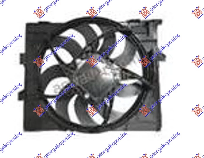 Bmw series 1 (f21/20) 3/5d 15-19 VENTILATOR 1.5-2.0-3.0 DIZ 490mm 600W 3P