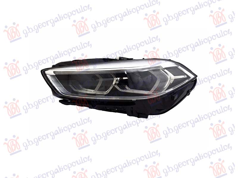 Bmw series 1 2019-2024 (f40) FAR ELEKTRICNI Bi-LED SA LED DNEVNIM SVETLOM (SA MOTOROM) (TYC)