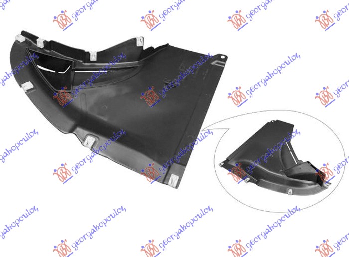 Bmw x4 2018-2022 (g02) POTKRILO (PREDNJI DONJI DEO)