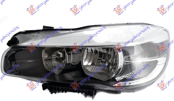 Bmw series 2 (f45/f46) active/gran tourer 14-17 FAR EL. (H7) SA LED DNEVNIM SVET. (DEPO)