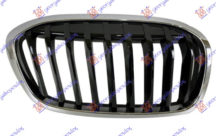 Bmw series 2 (f45/f46) active/gran tourer 17- PVC MASKA HROM/SJAJ-CRNA (SP. LINE/M-SP)